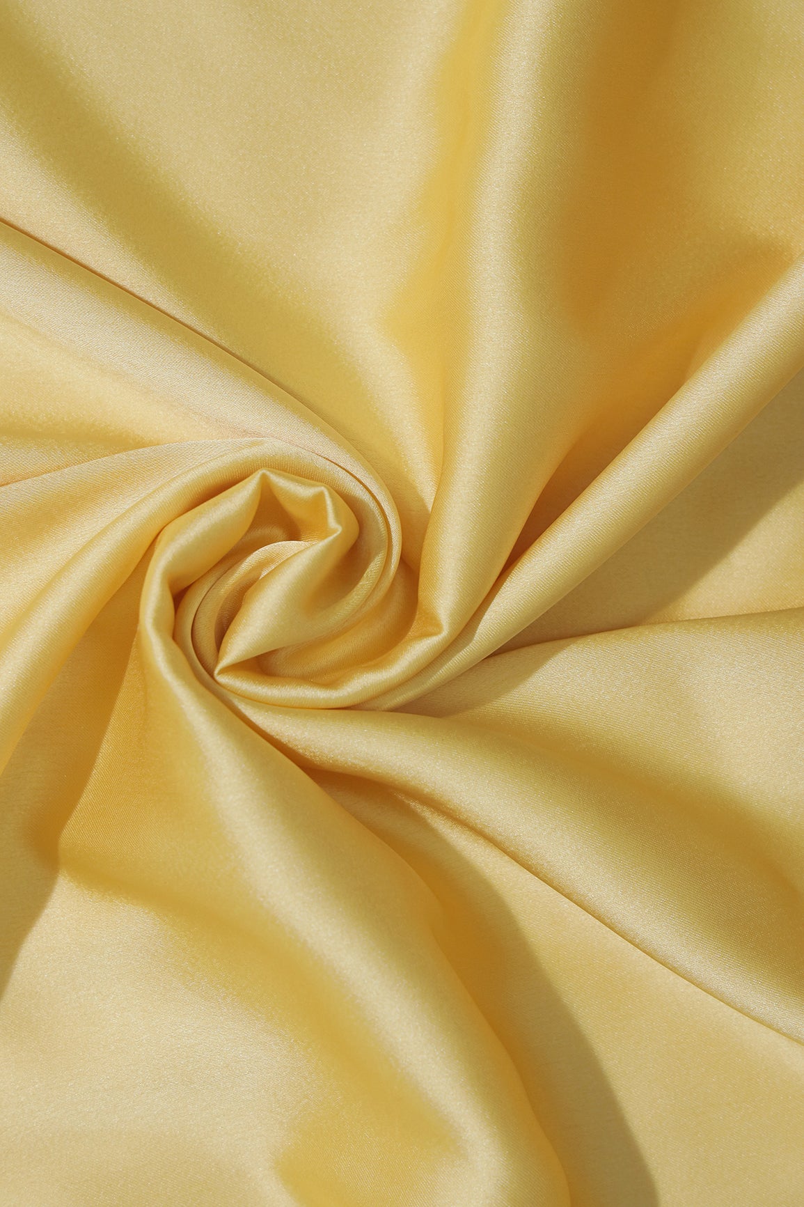 Lime Yellow Dyed Satin