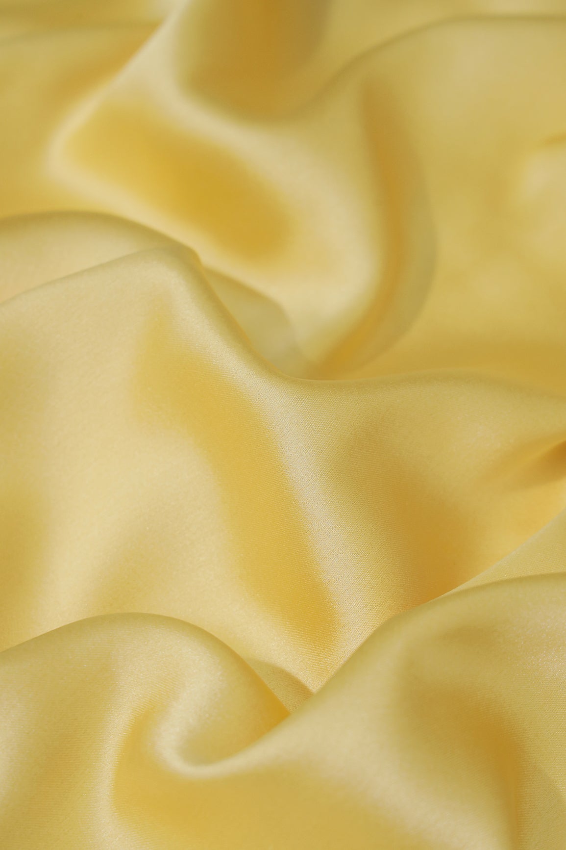 Lime Yellow Dyed Satin