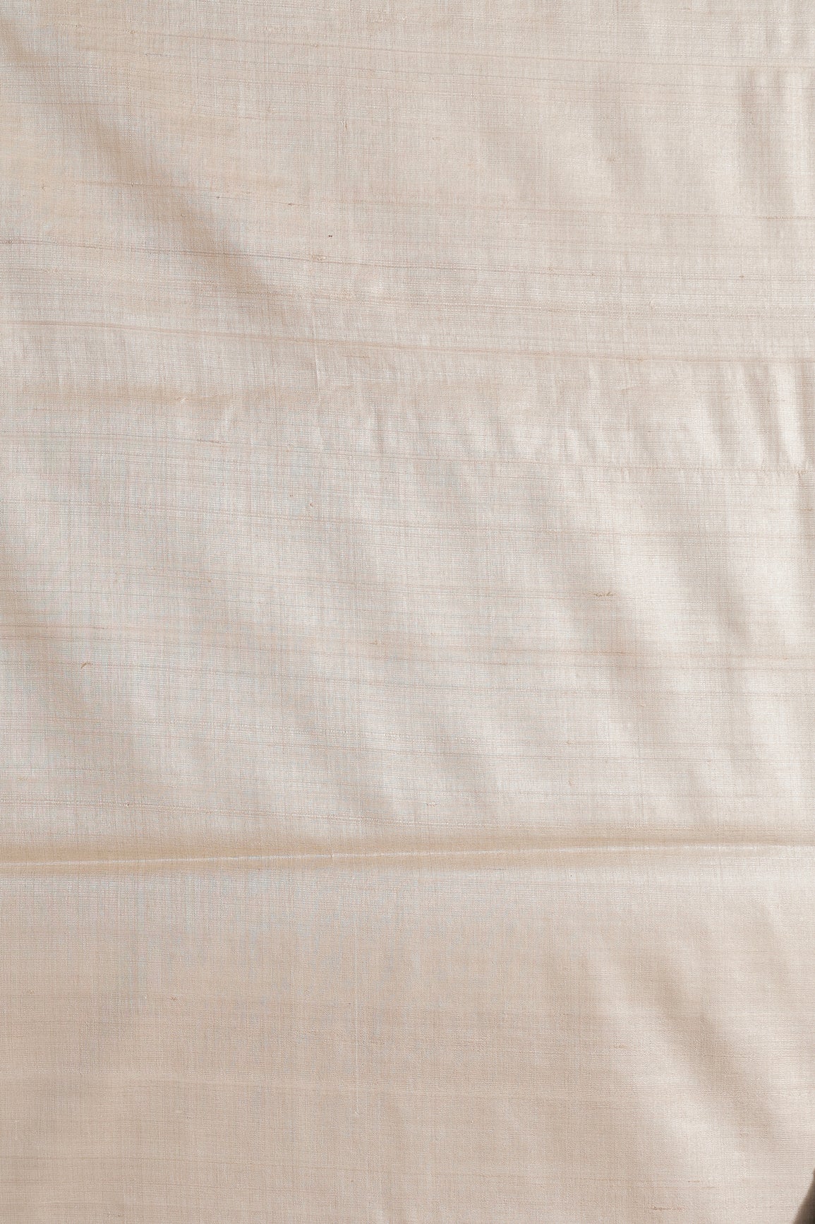 Cream Pure Tussar Silk Fabric