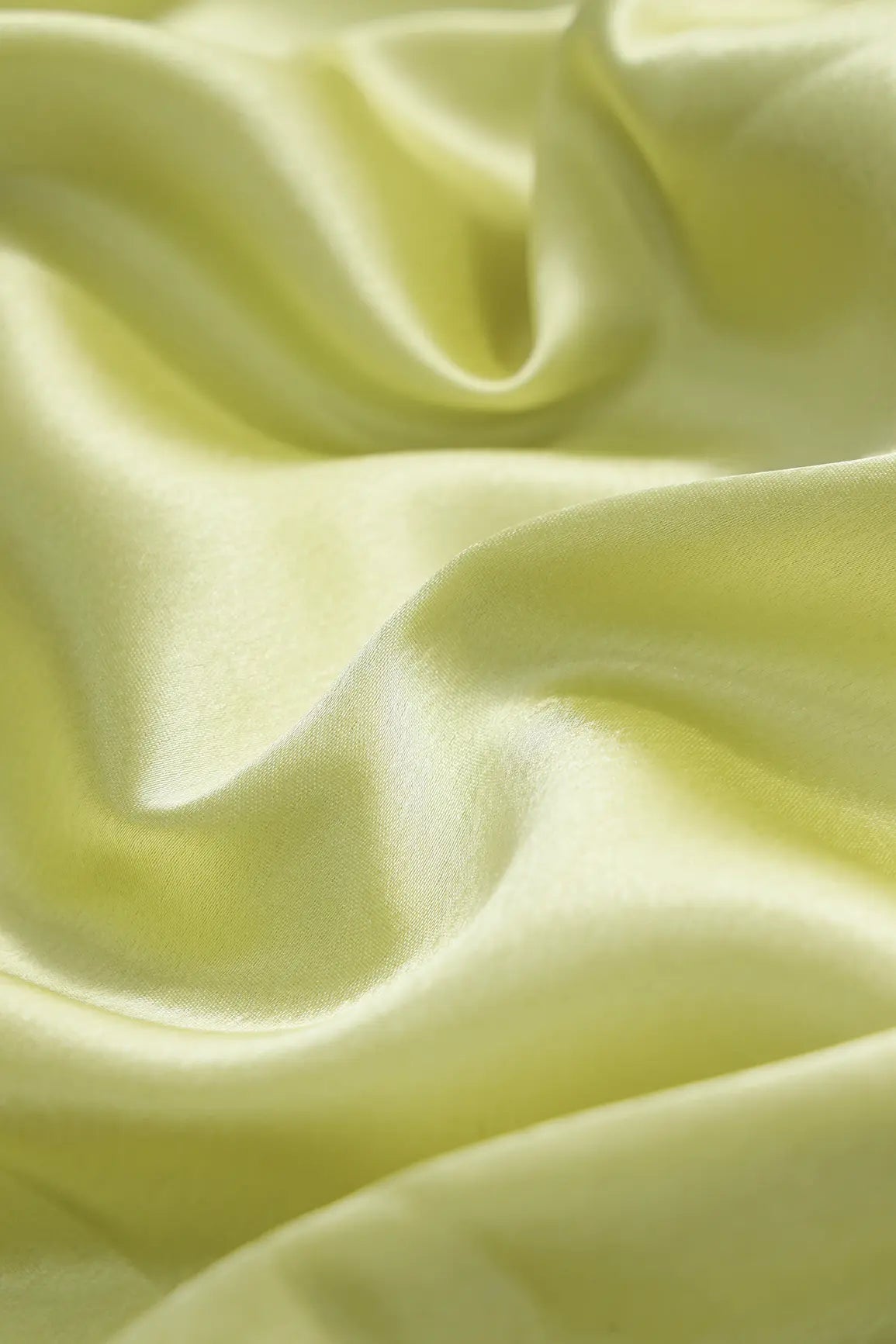 Lemon yellow Dyed Satin
