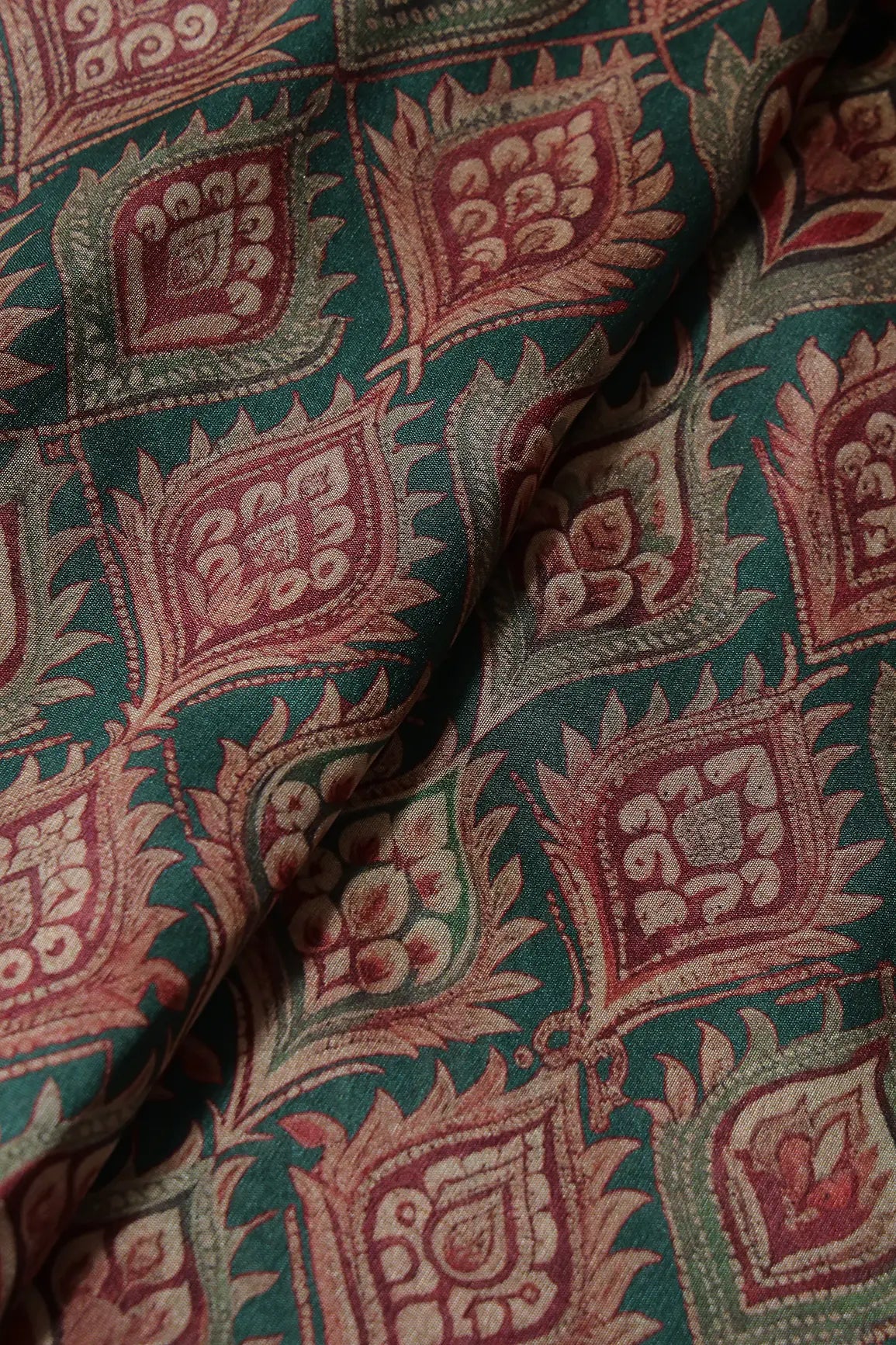 Green Unstitched Suit Set (3 Piece)