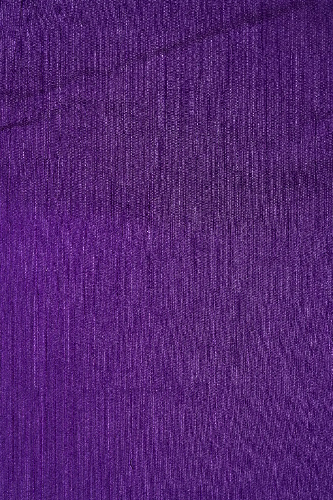 Purple Raw Silk Fabric