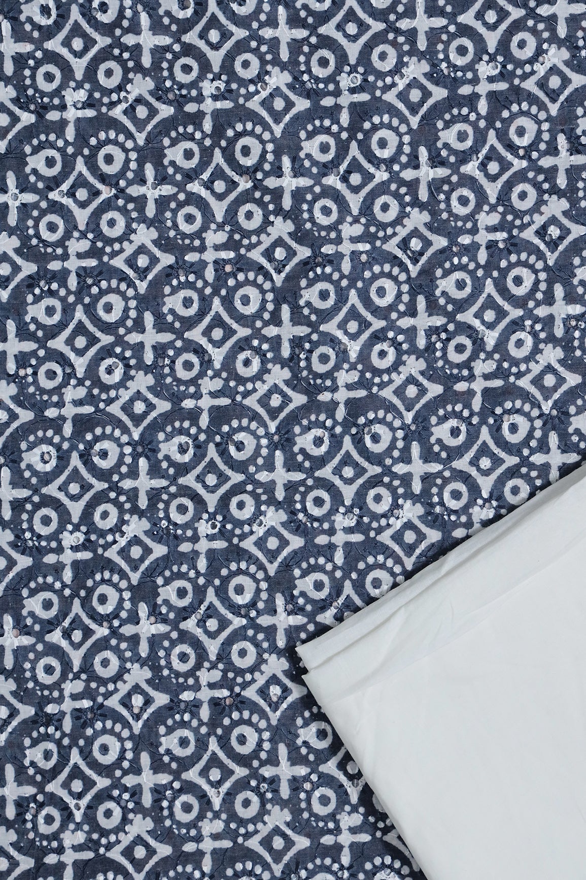 Grey And White Unstitched Suit Set (2 Piece)