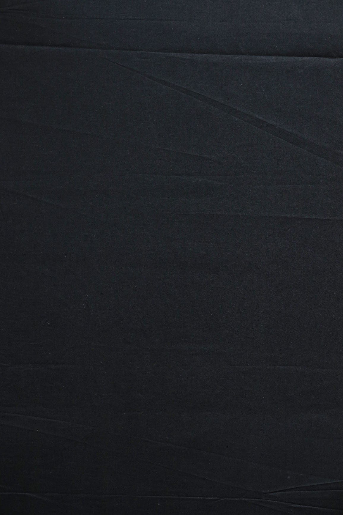 Black Dyed Pure Cotton Fabric - doeraa