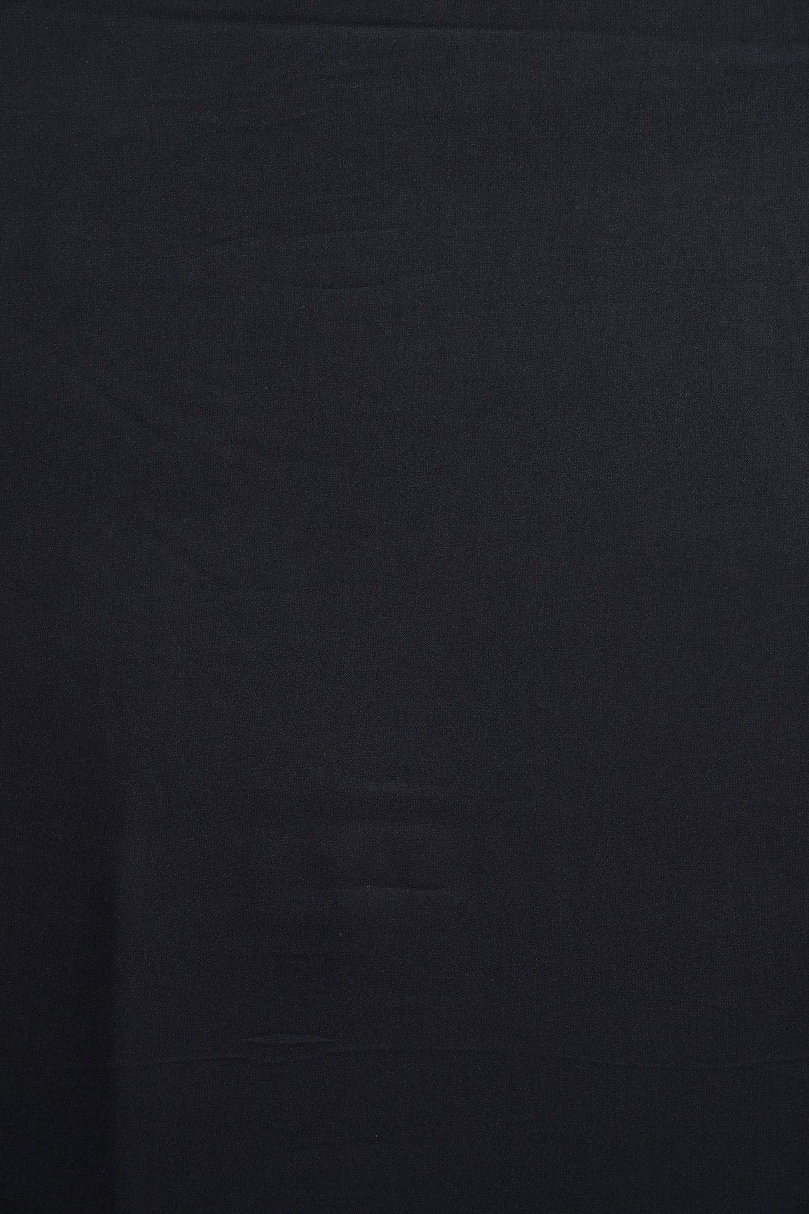 Black Dyed Viscose Georgette Fabric - doeraa