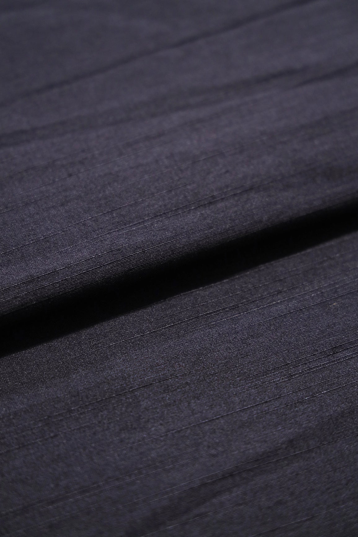 Black Raw Silk Fabric - doeraa