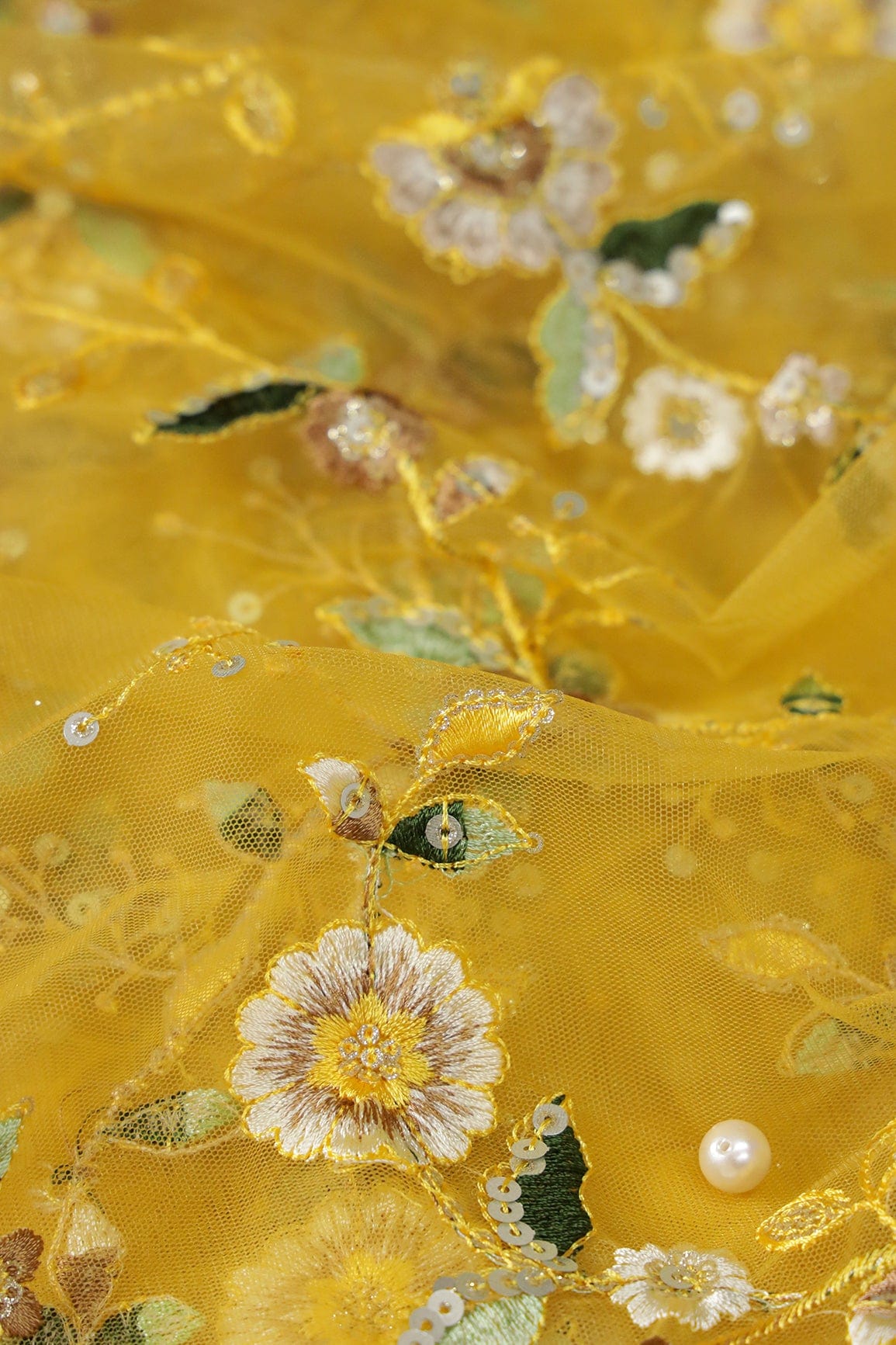 Bottle Green And Yellow Saree set (2 Piece) - doeraa