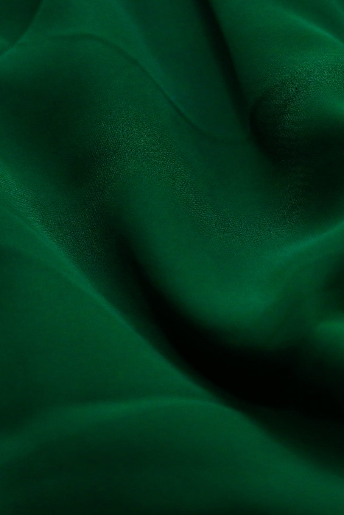Bottle Green Dyed Georgette Fabric - doeraa