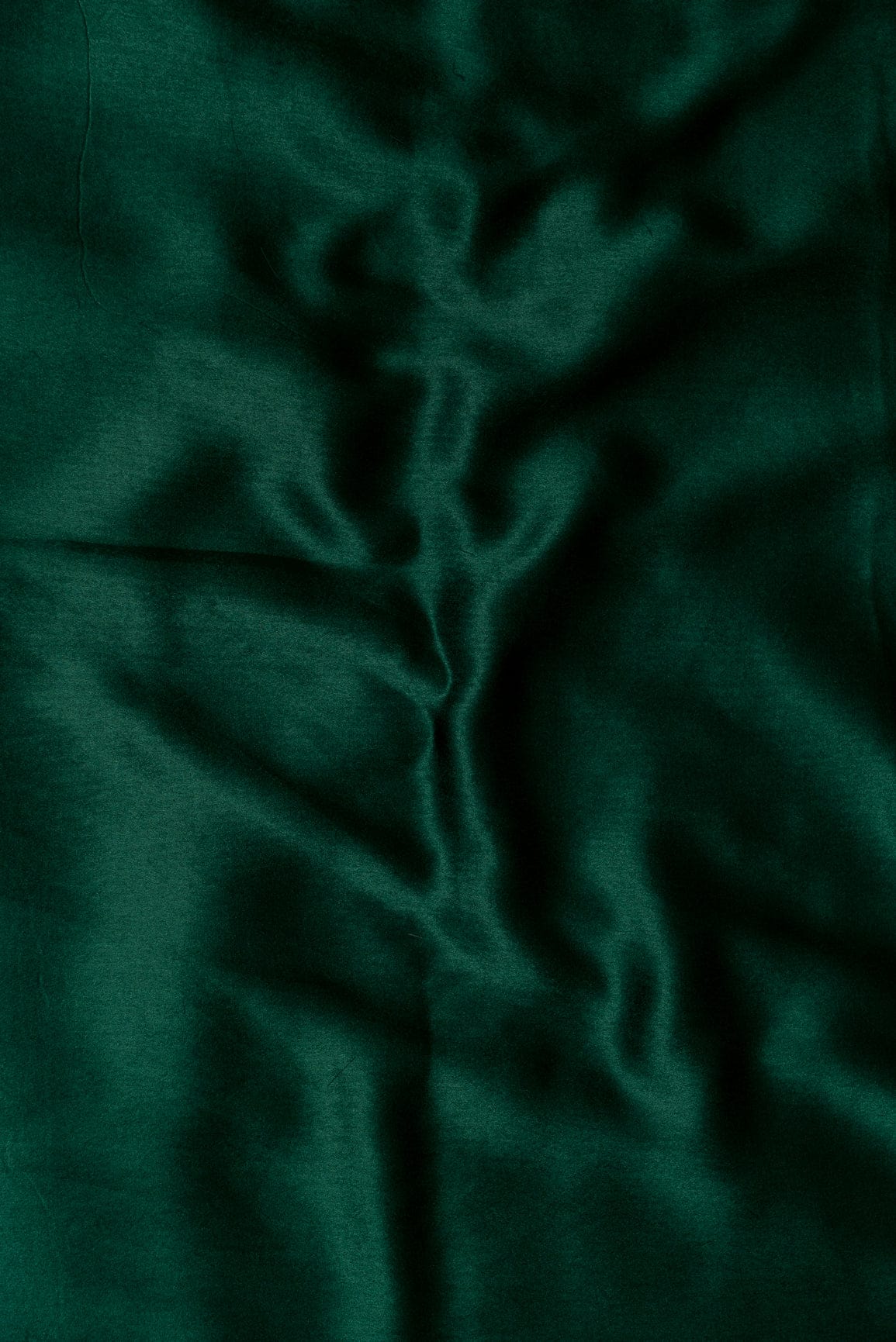 Bottle Green Dyed Satin - doeraa