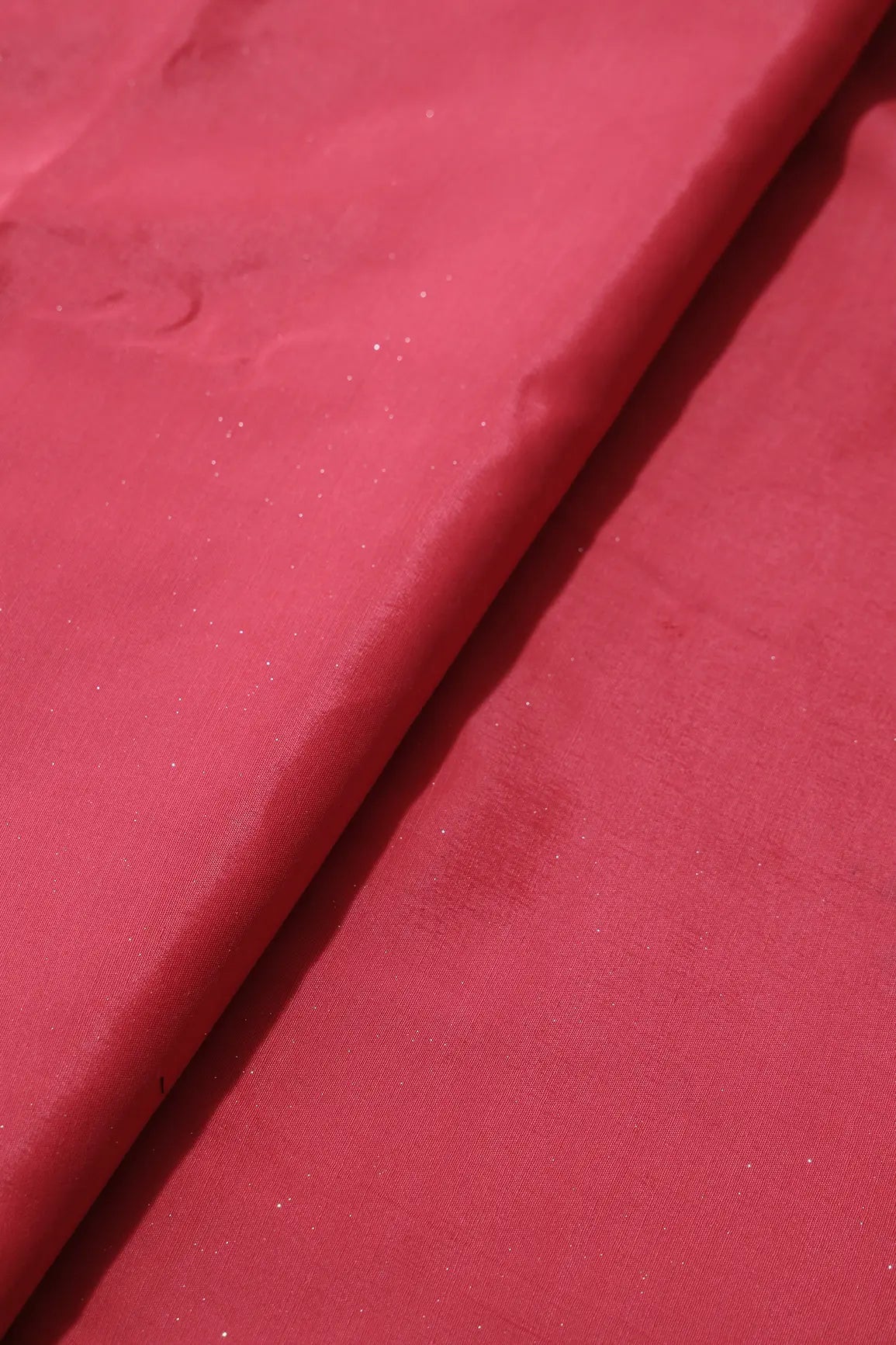 Bright Red Dyed Santoon Fabric - doeraa
