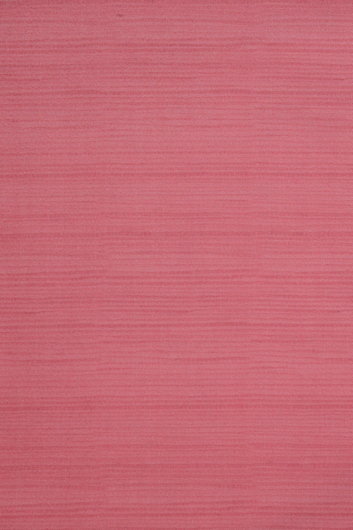 Dark Peach Stripes Pattern Digital Print On French Crepe Fabric - doeraa
