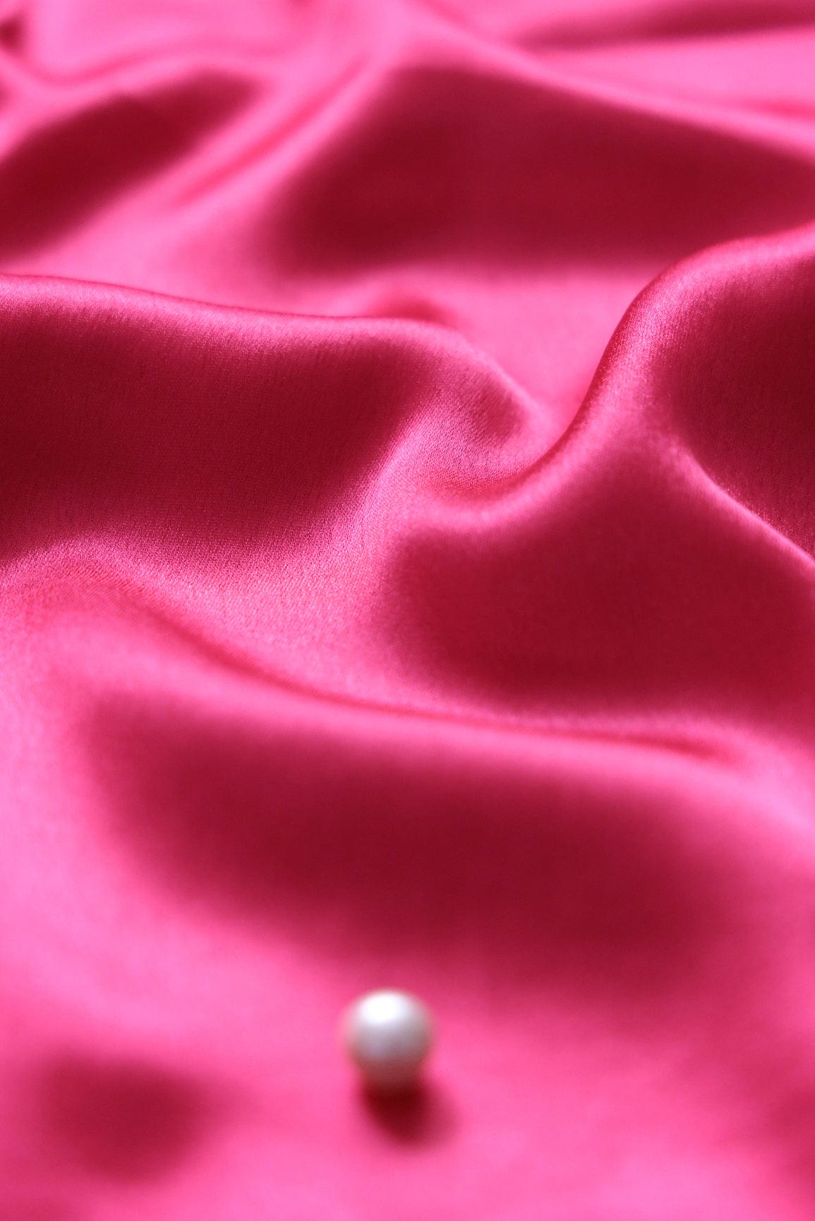 Dark Pink Dyed Satin - doeraa