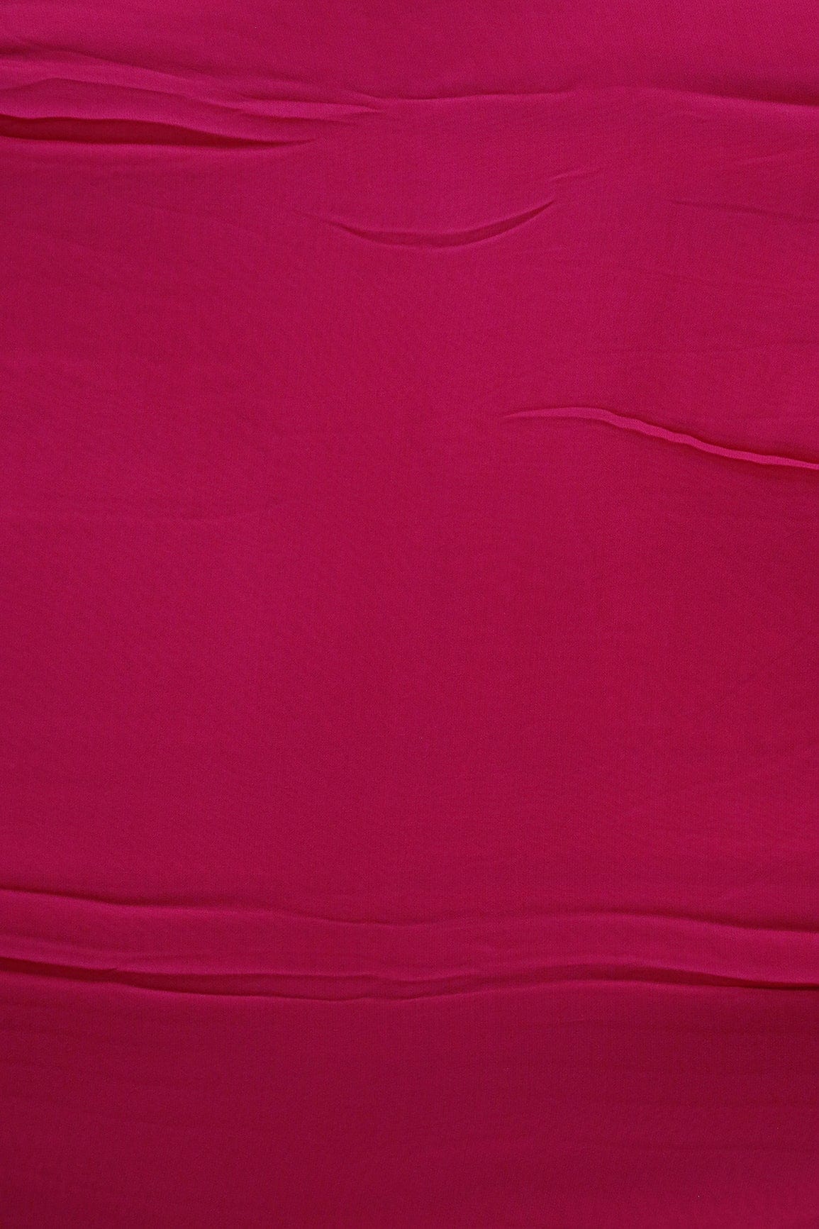 Fuchsia Dyed Viscose Georgette Fabric - doeraa