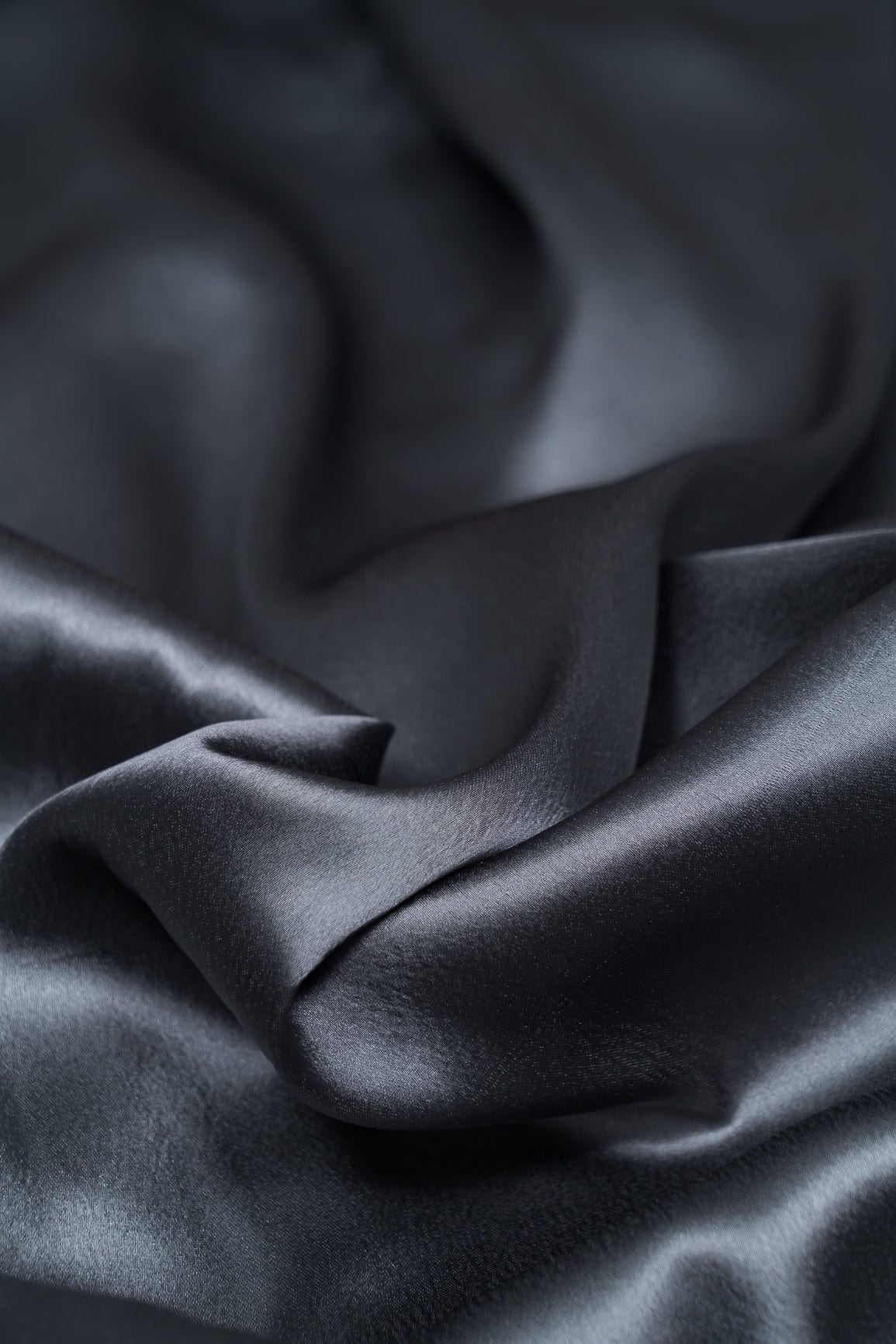 Grey Dyed Satin - doeraa