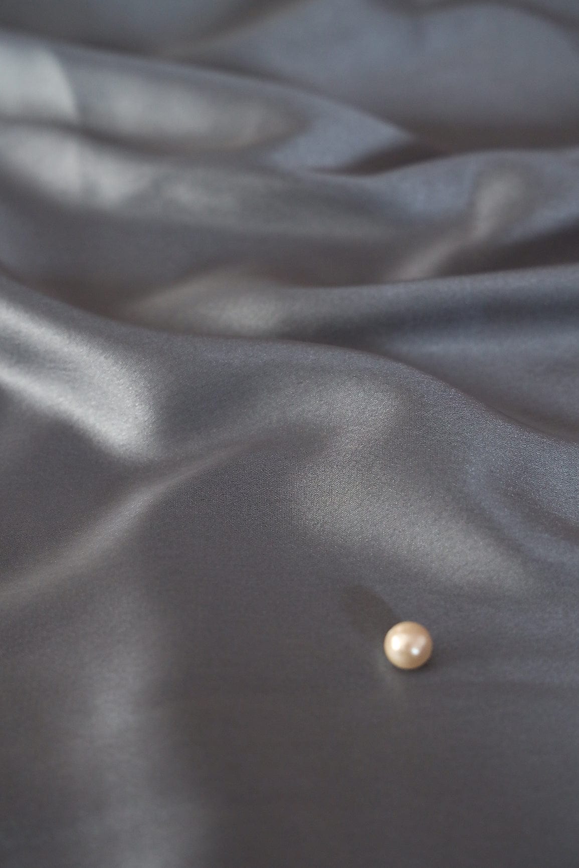 Grey Dyed Satin - doeraa