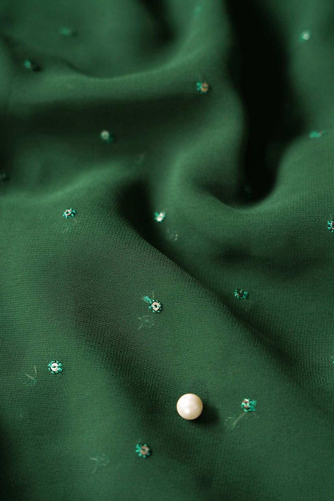 Green Unstitched Suit Set (3 Piece)