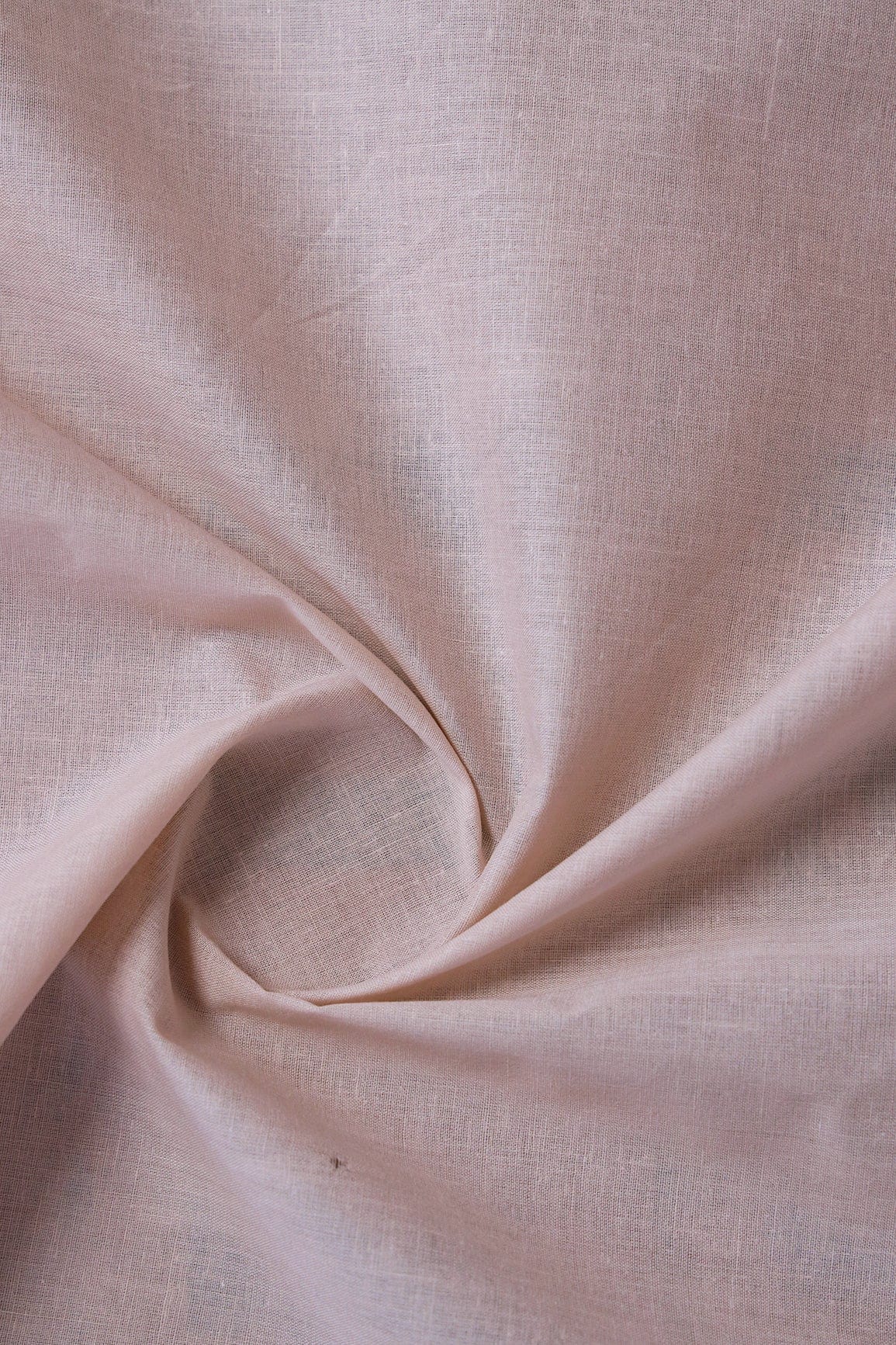 Light Peach Dyed Pure Cotton Fabric - doeraa