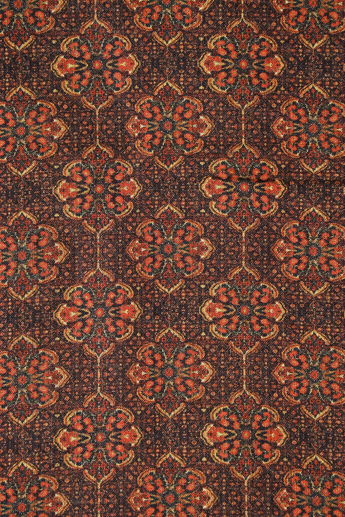 Multi Colour Elegant Digital Print on Silk Fabric - doeraa