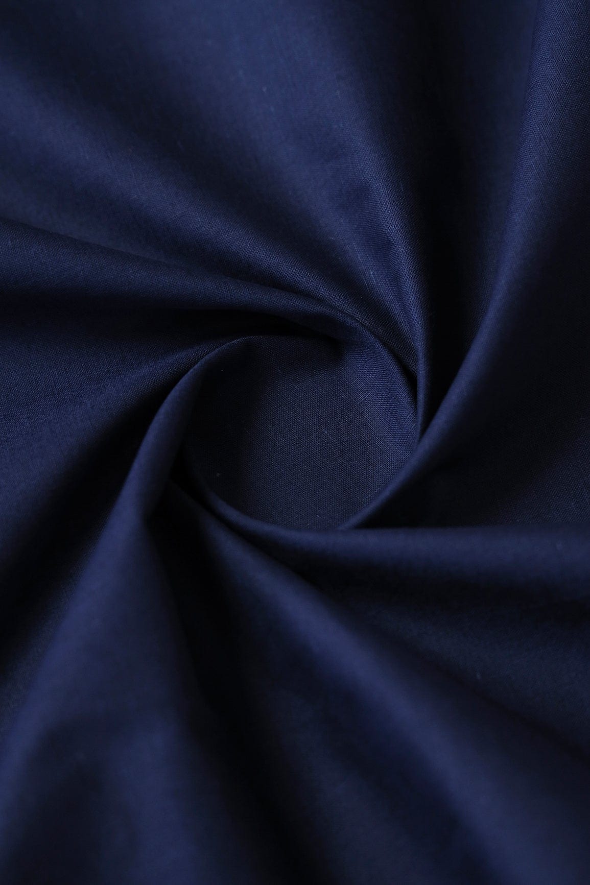 Navy Blue Dyed Pure Cotton Fabric - doeraa