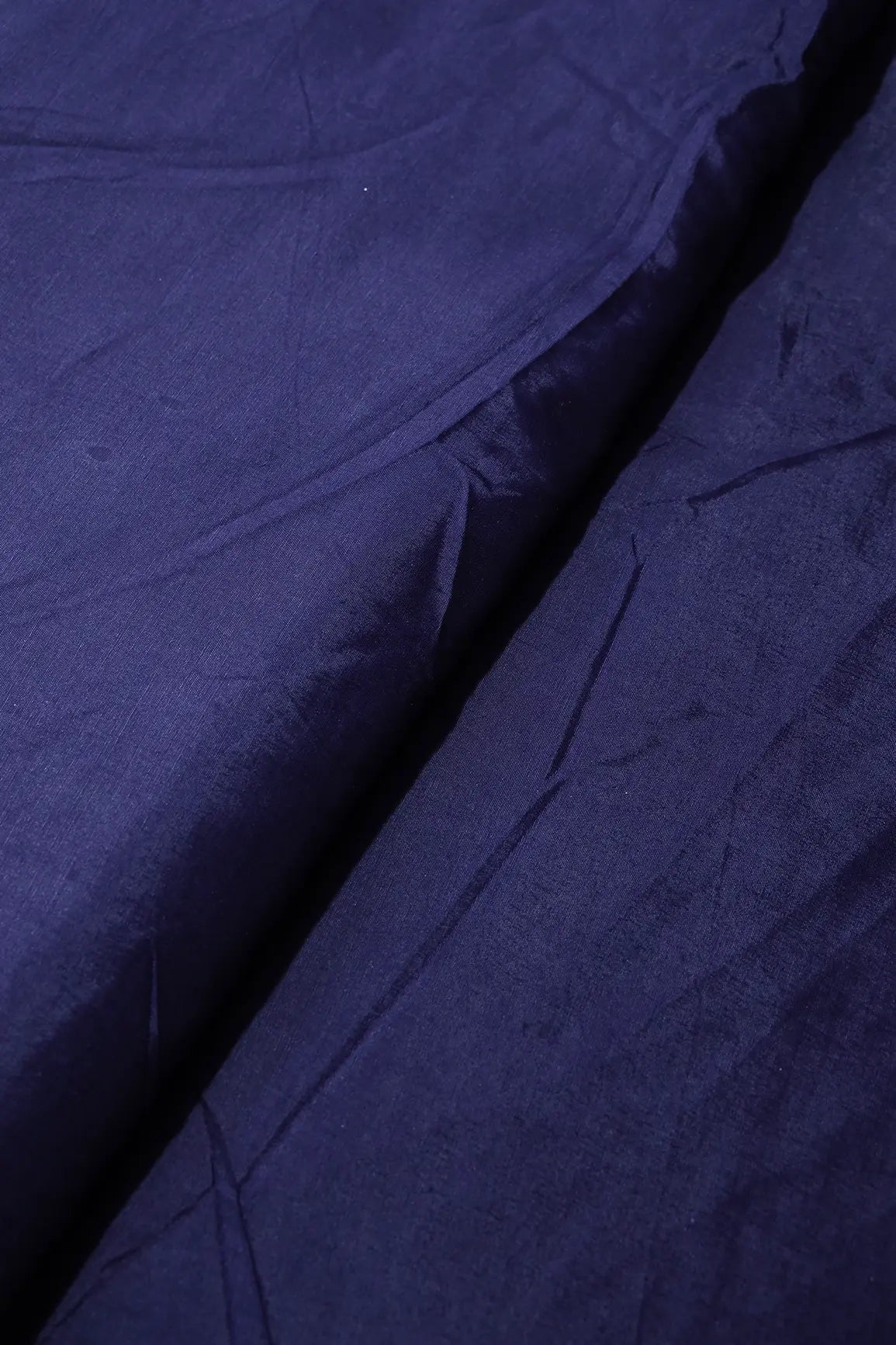 Navy Blue Dyed Santoon Fabric - doeraa