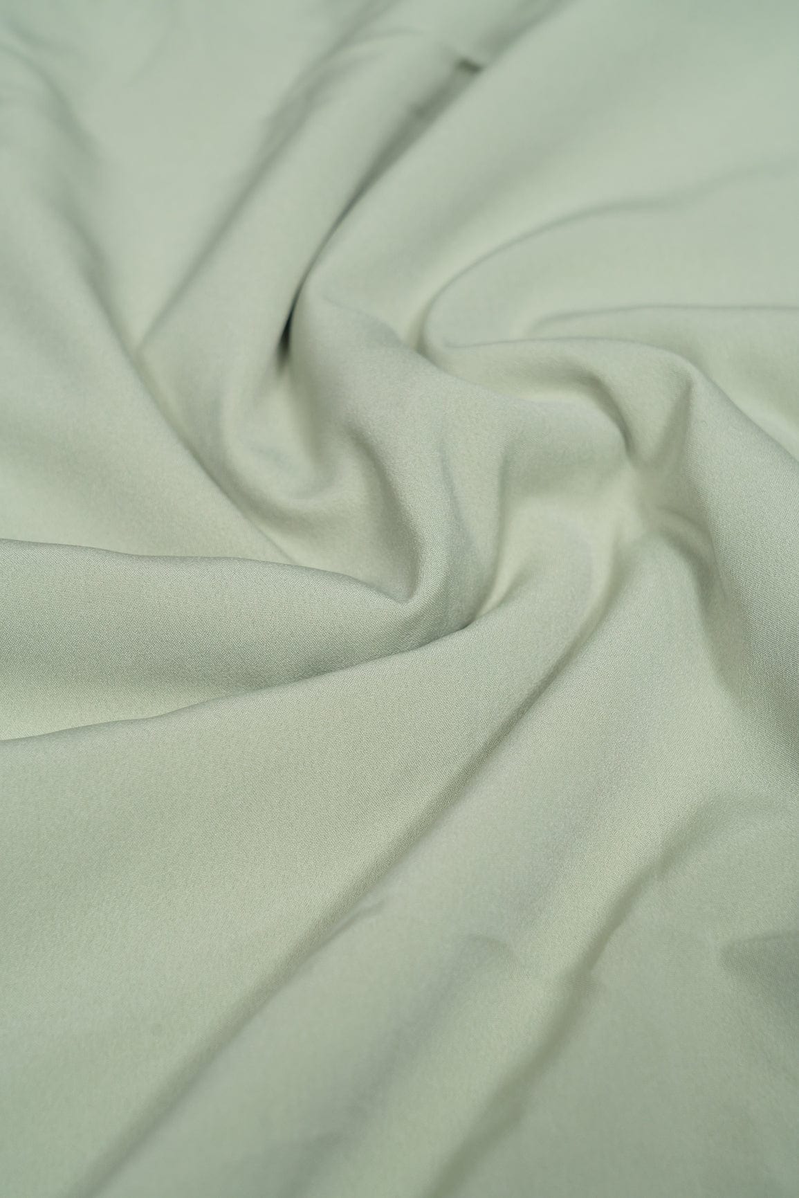 Olive Dyed Crepe Fabric - doeraa
