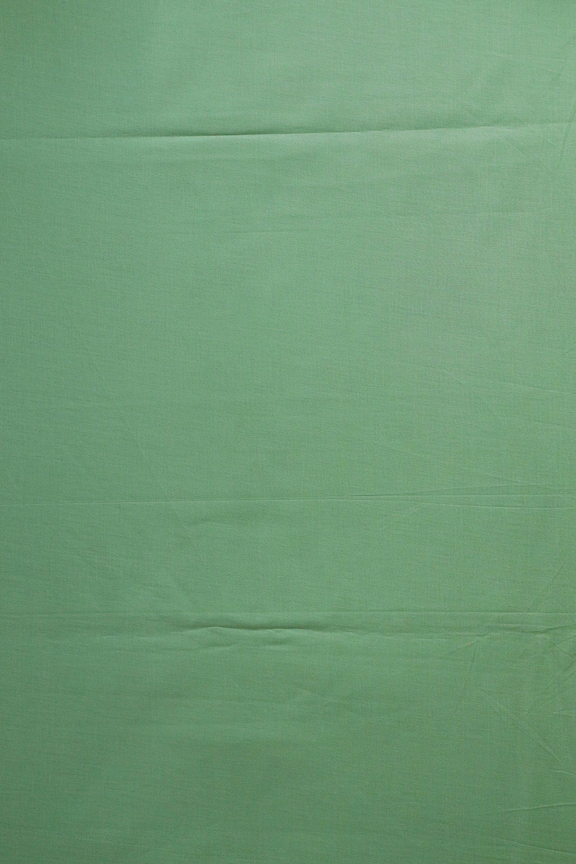 Olive Dyed Pure Cotton Fabric - doeraa