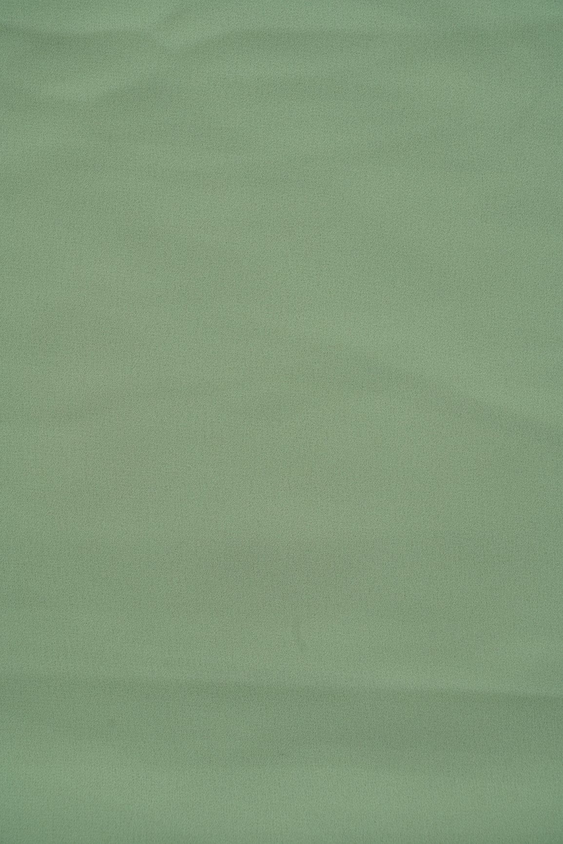 Olive Green Dyed Georgette Fabric - doeraa