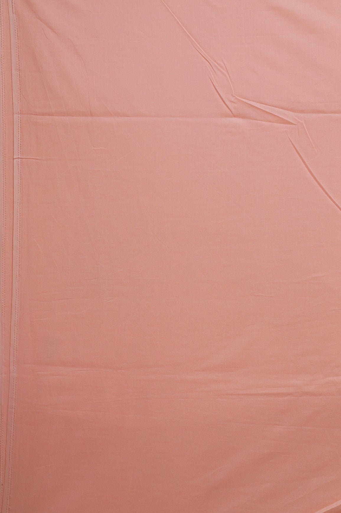 Peach Dyed Pure Cotton Fabric - doeraa