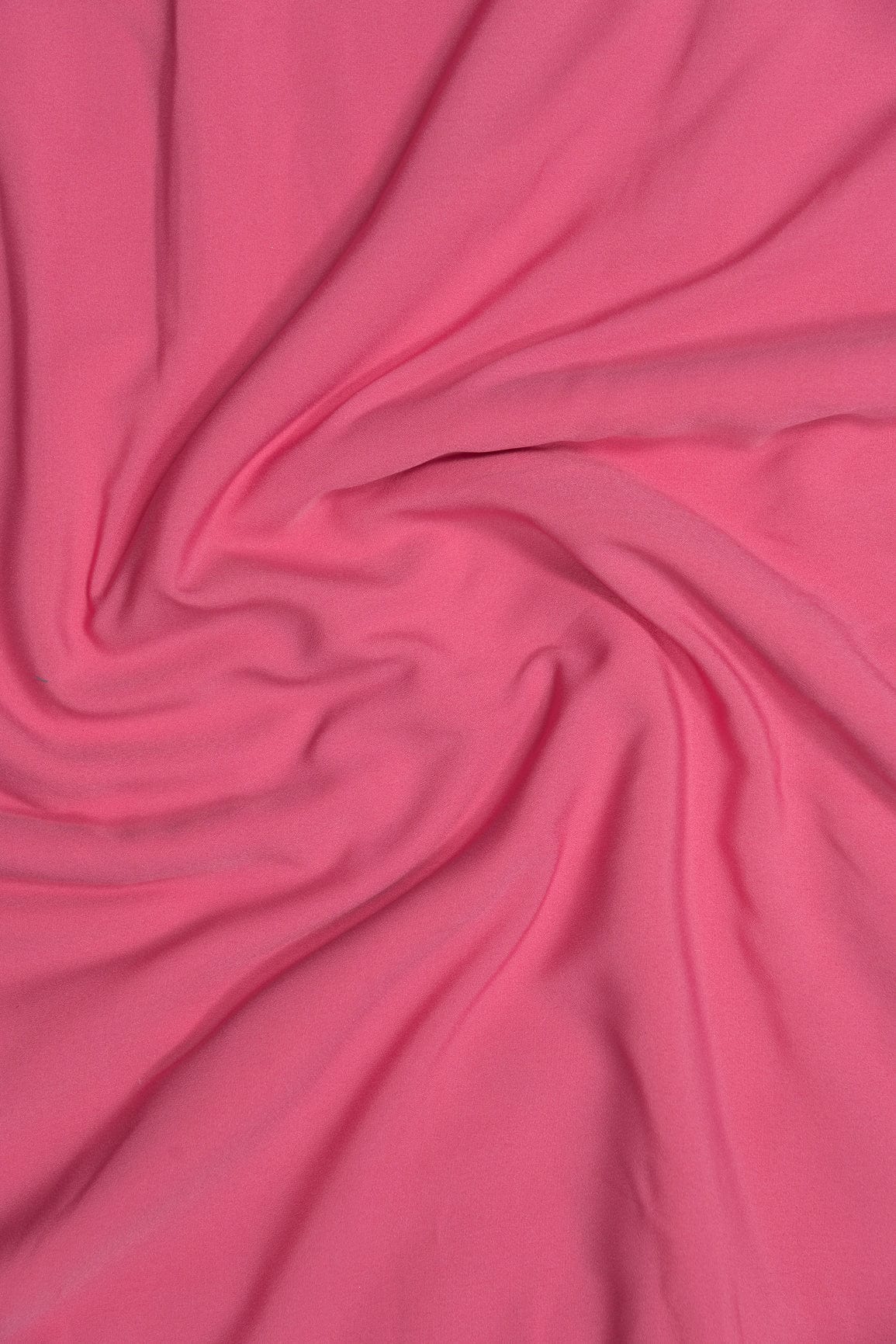 Pink Dyed Crepe Fabric - doeraa
