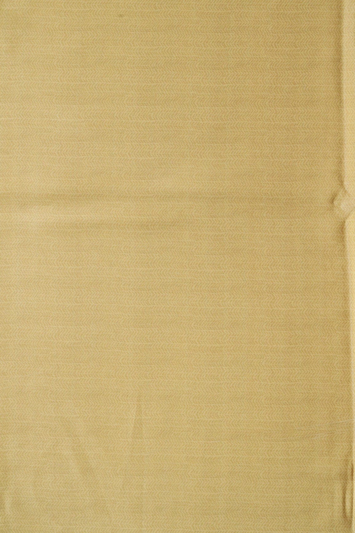 doeraa Prints Cyber Yellow Chevron Pattern Digital Print On French Crepe Fabric