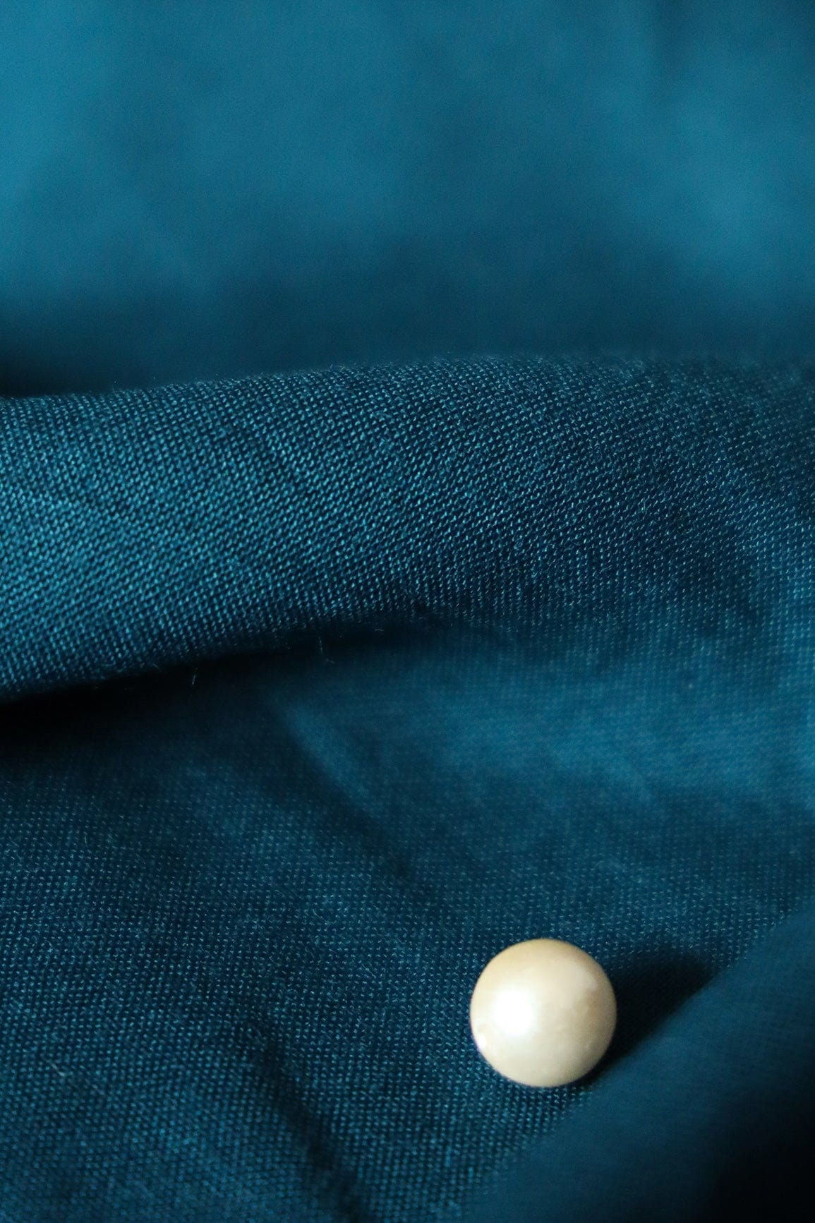 Prussian Blue Dyed Rayon Fabric - doeraa