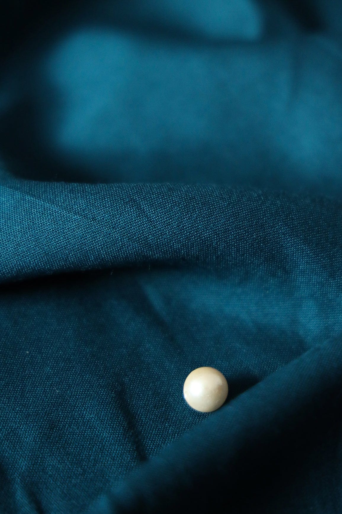 Prussian Blue Dyed Rayon Fabric - doeraa