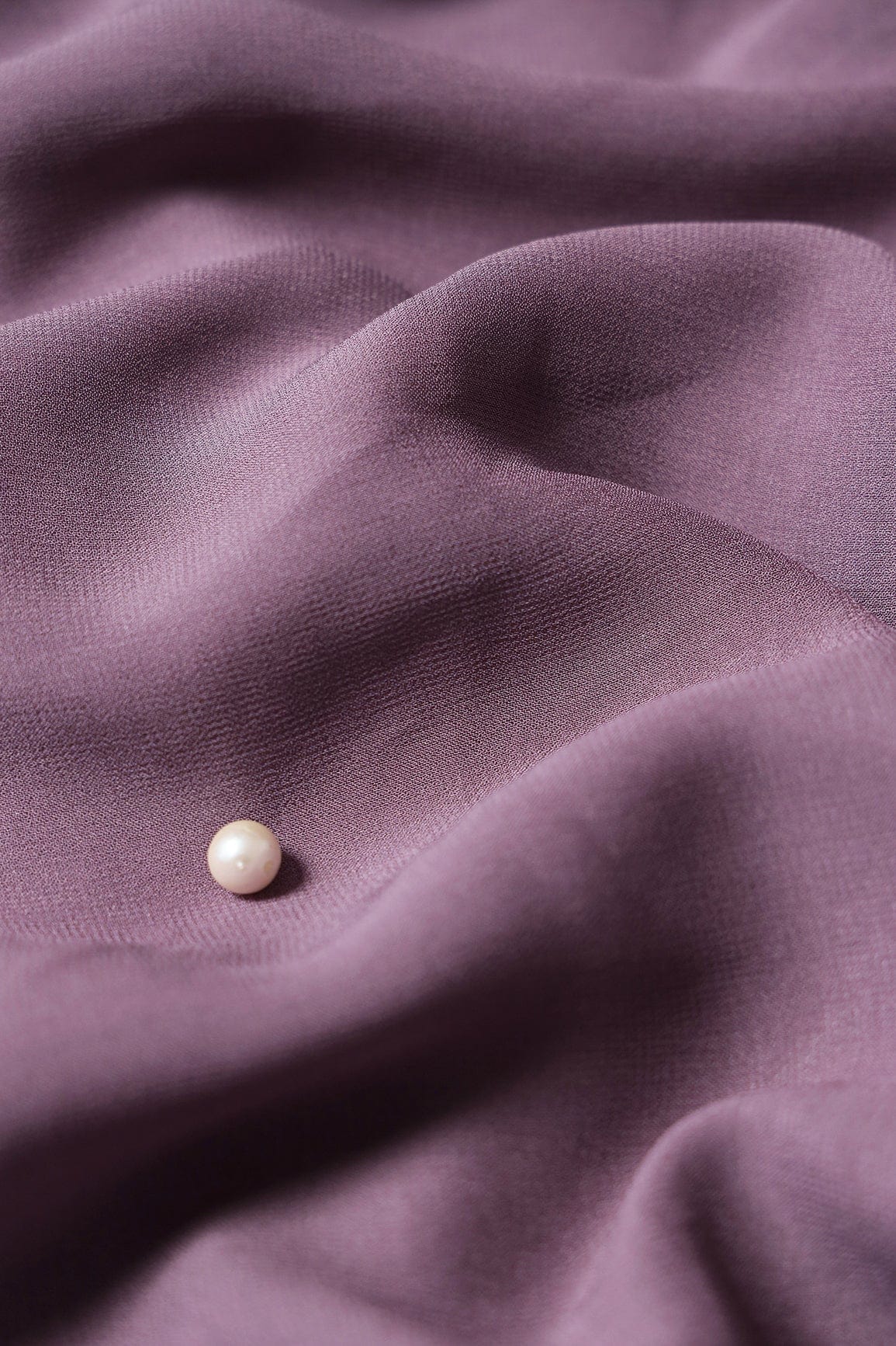 Purple Dyed Viscose Georgette Fabric - doeraa