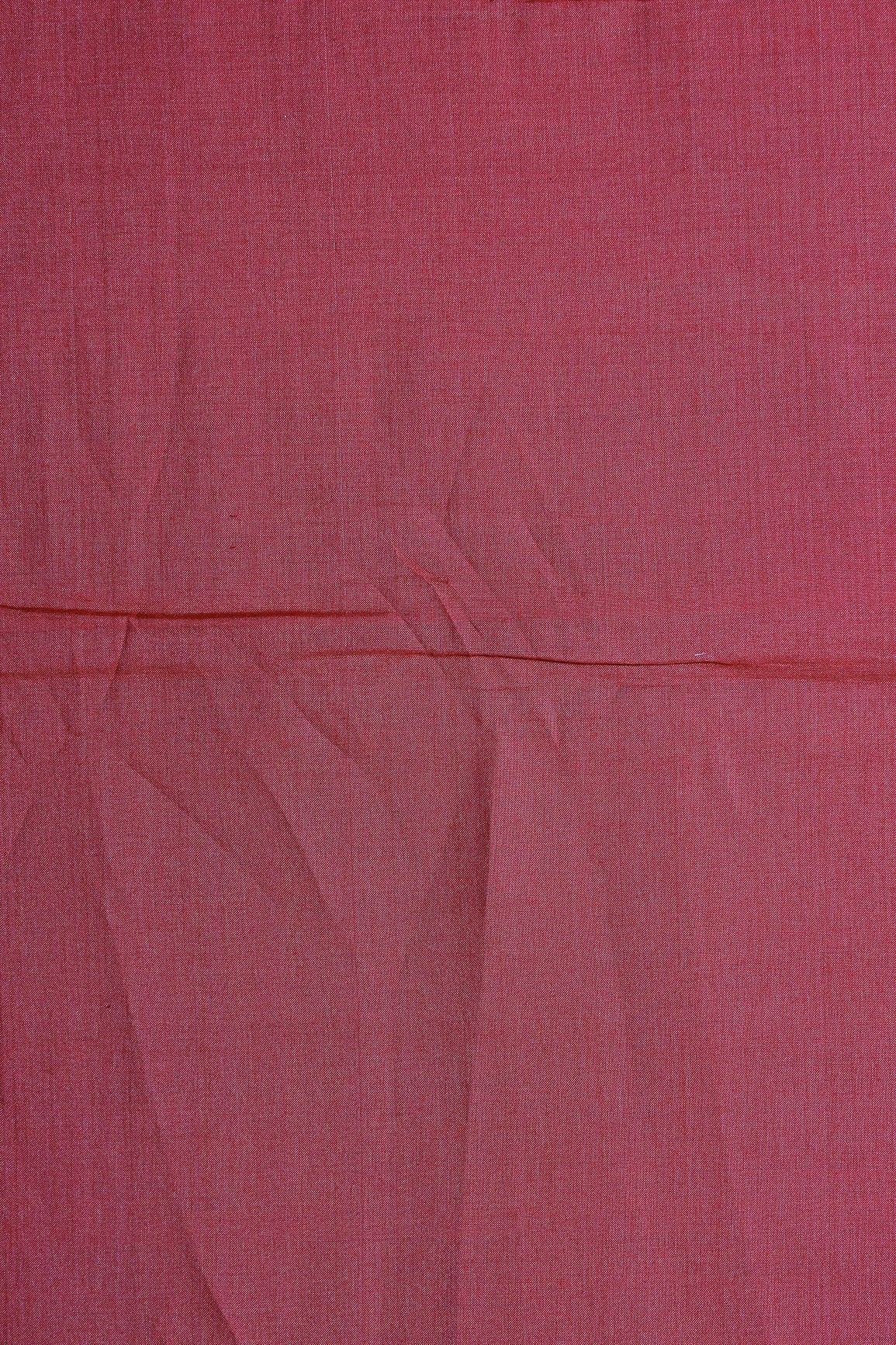 Red Pure Bamboo Silk Fabric - doeraa