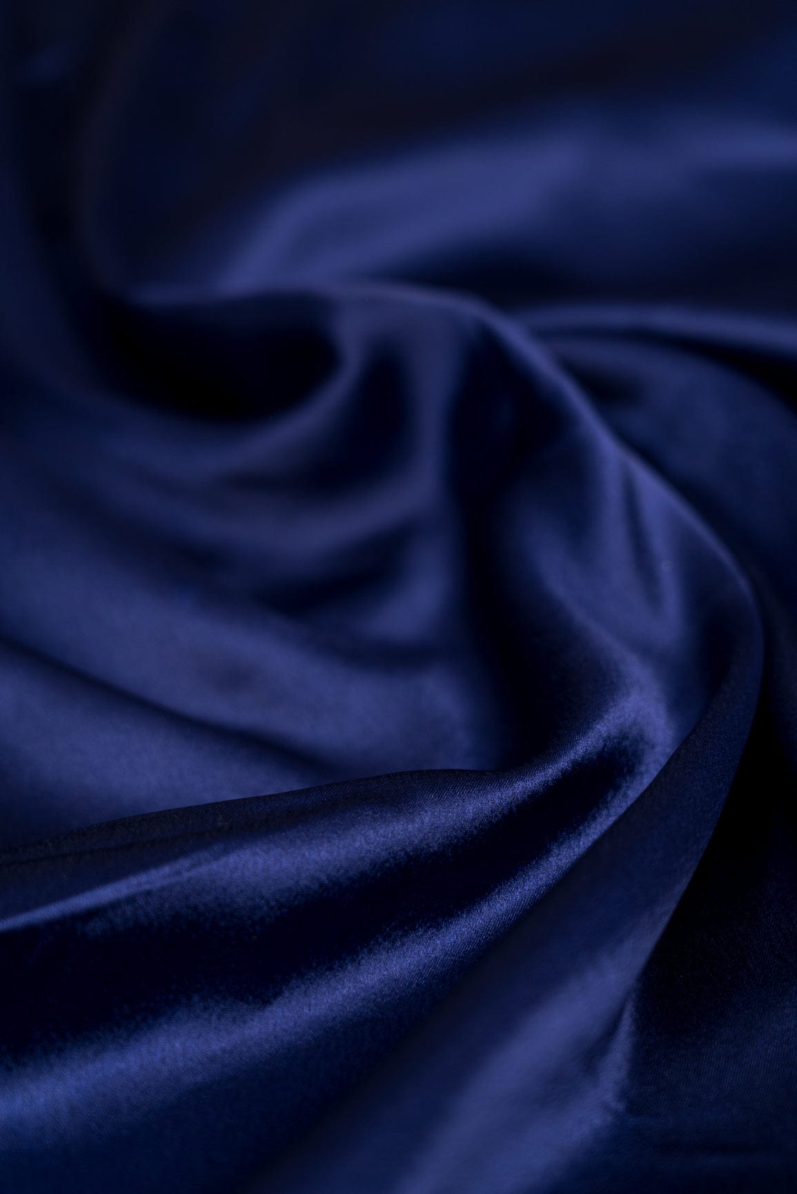 Royal Blue Dyed Satin - doeraa