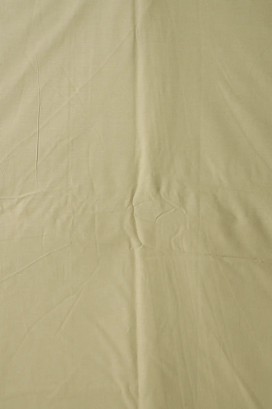 Sand Beige Dyed Pure Cotton Fabric - doeraa