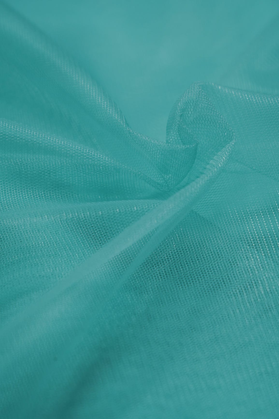 Sea Green Dyed Soft Net - doeraa
