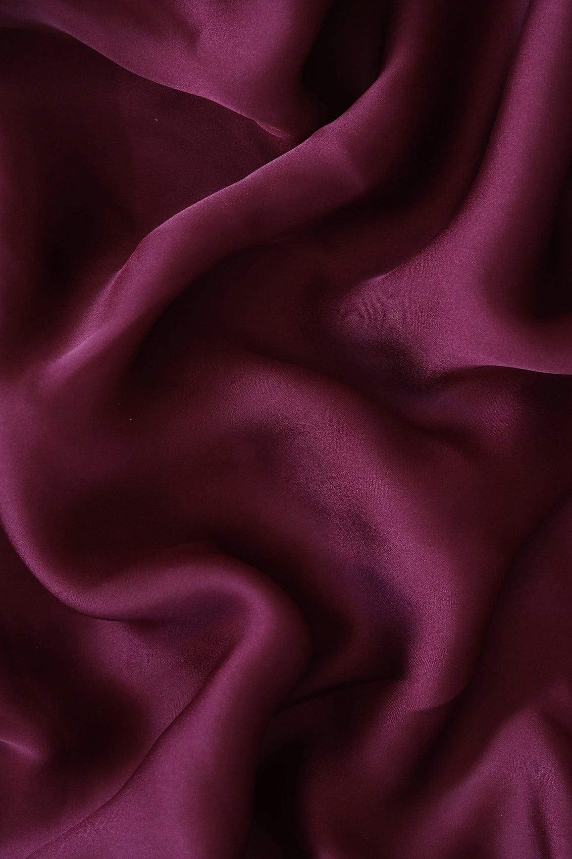 Wine Dyed Georgette Satin Fabric - doeraa