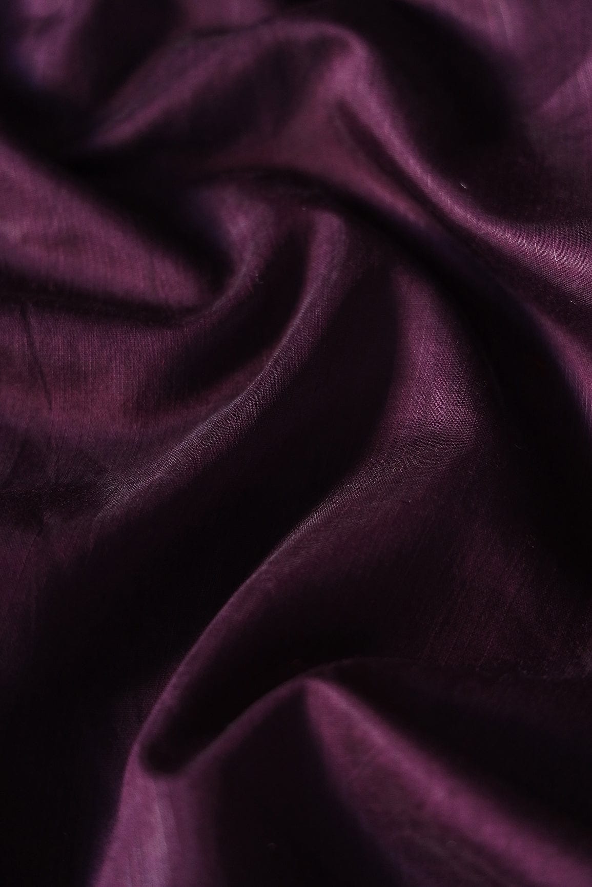 Wine Raw Silk Fabric - doeraa