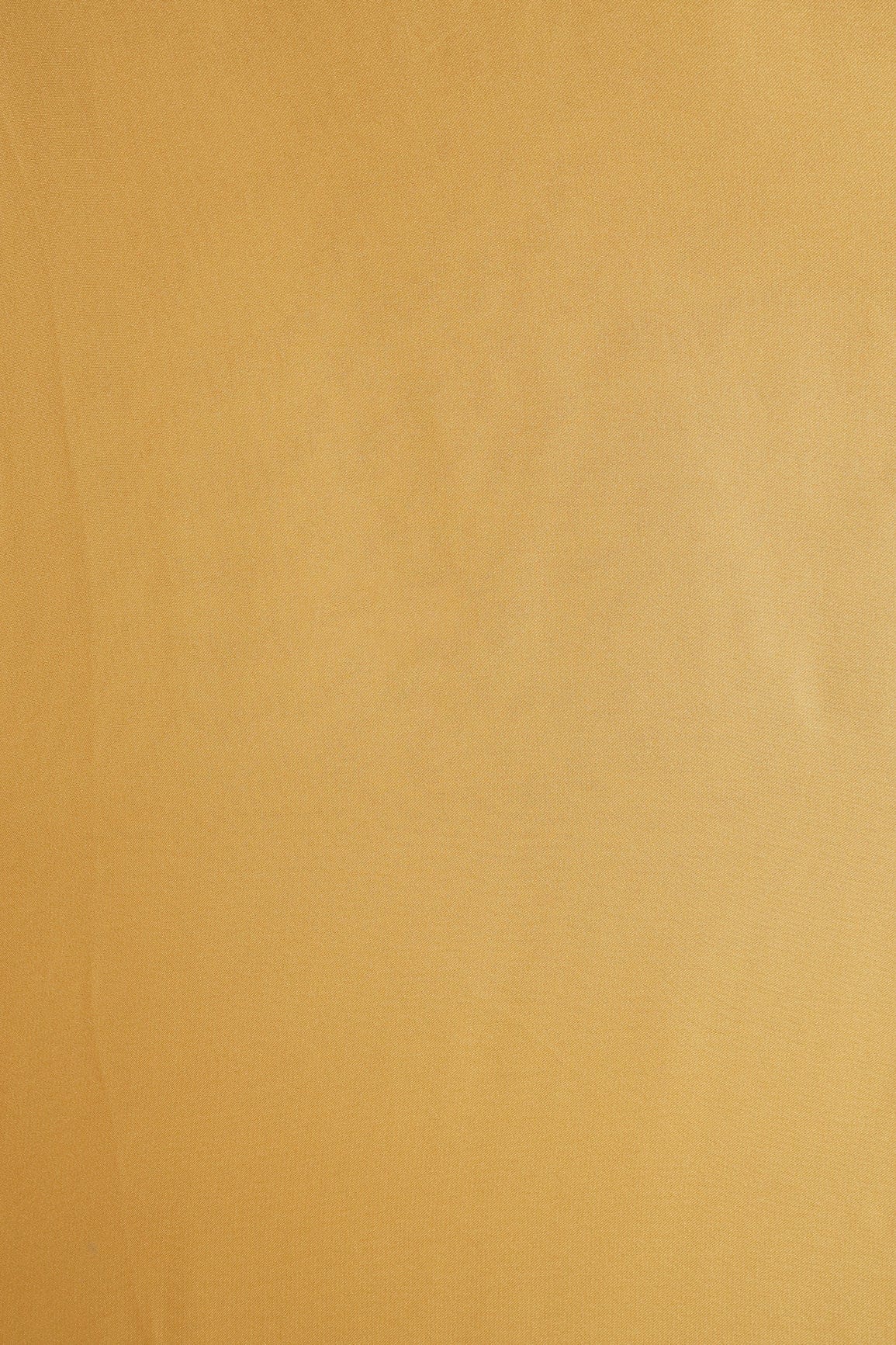 Yellow Dyed Georgette Satin Fabric - doeraa
