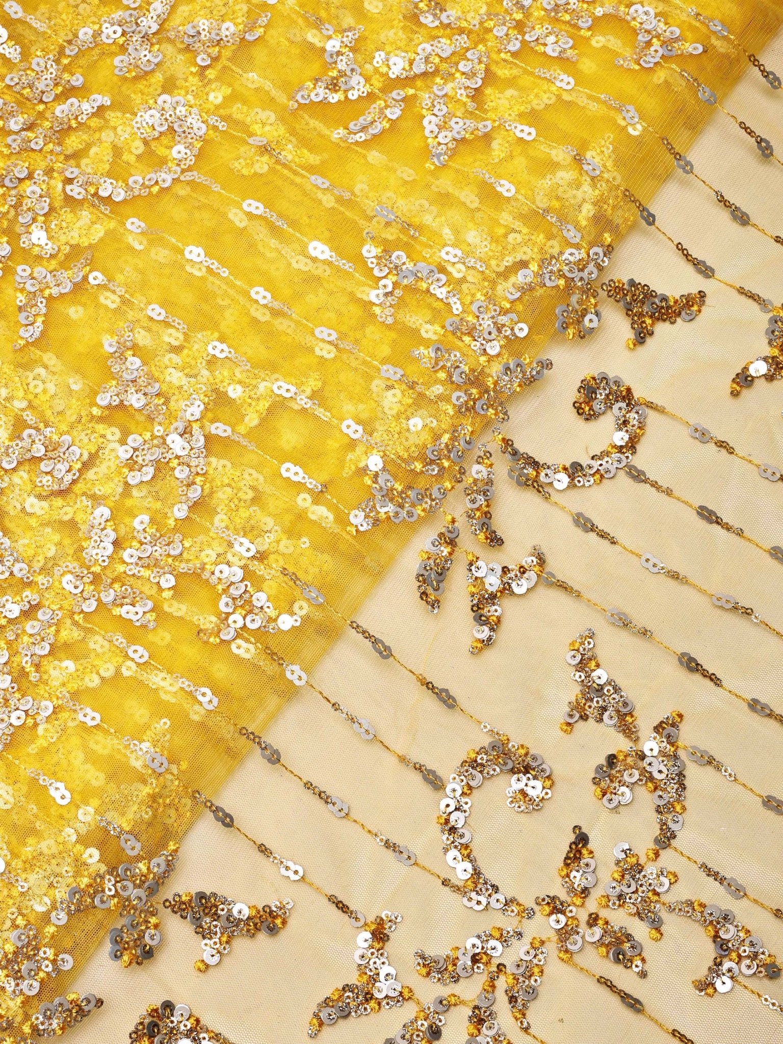 Yellow Saree Set (2 Piece) - doeraa