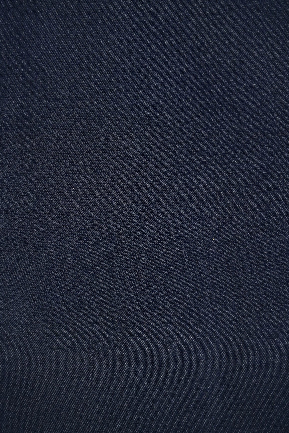 doeraa Plain Dyed Fabrics Navy Blue Dyed Tissue Fabric