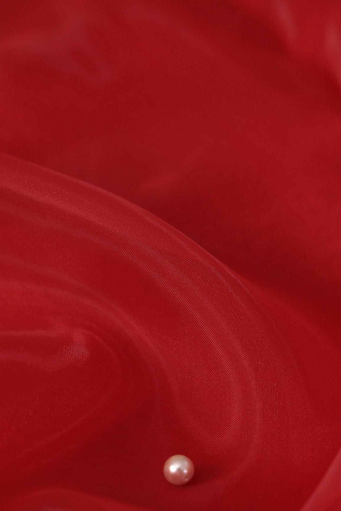 doeraa Plain Dyed Fabrics Red Dyed Tissue Fabric