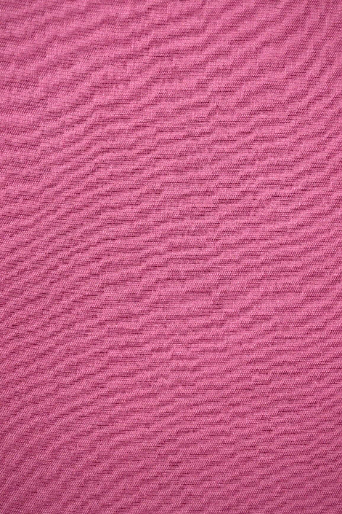 doeraa Plain Fabrics Baby Pink Dyed Flex Cotton Fabric