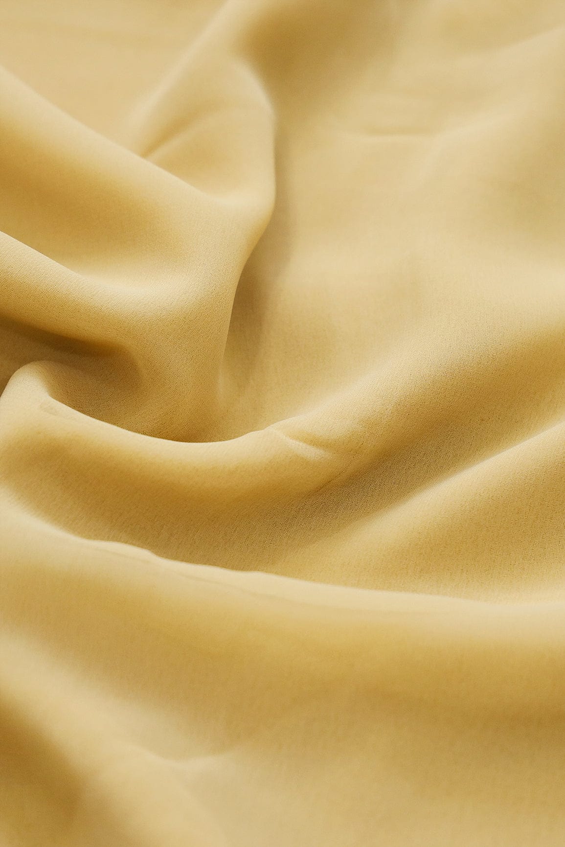 doeraa Plain Fabrics Beige Dyed Georgette Fabric