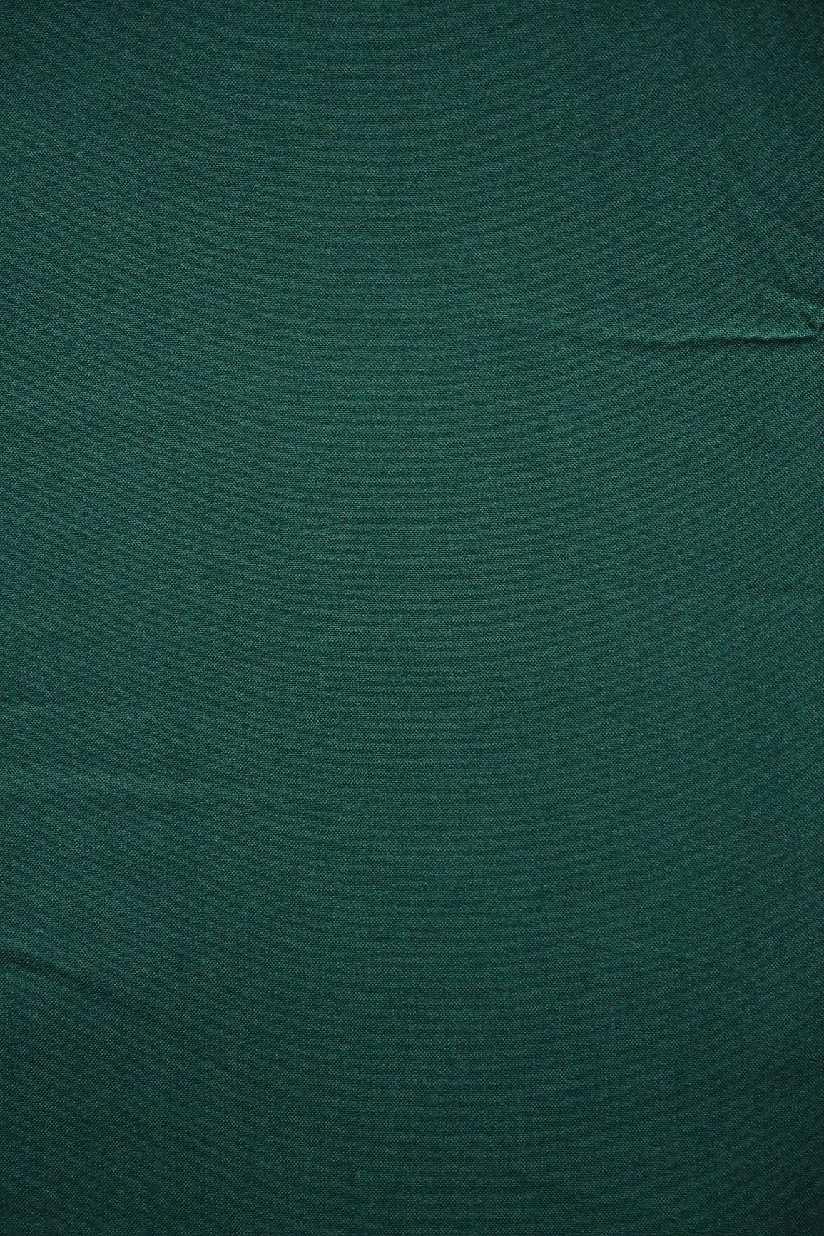 doeraa Plain Fabrics Bottle Green Dyed Rayon Fabric