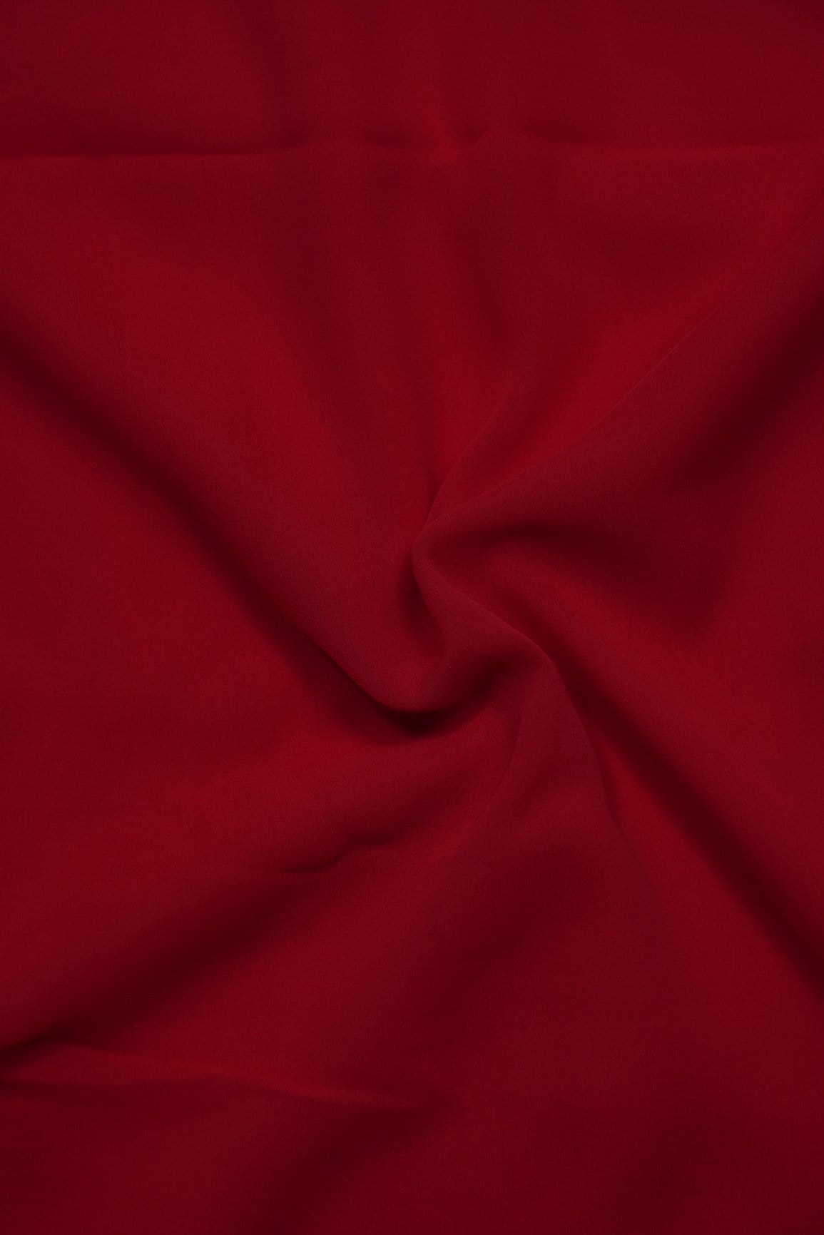 doeraa Plain Fabrics Maroon Dyed Georgette Fabric