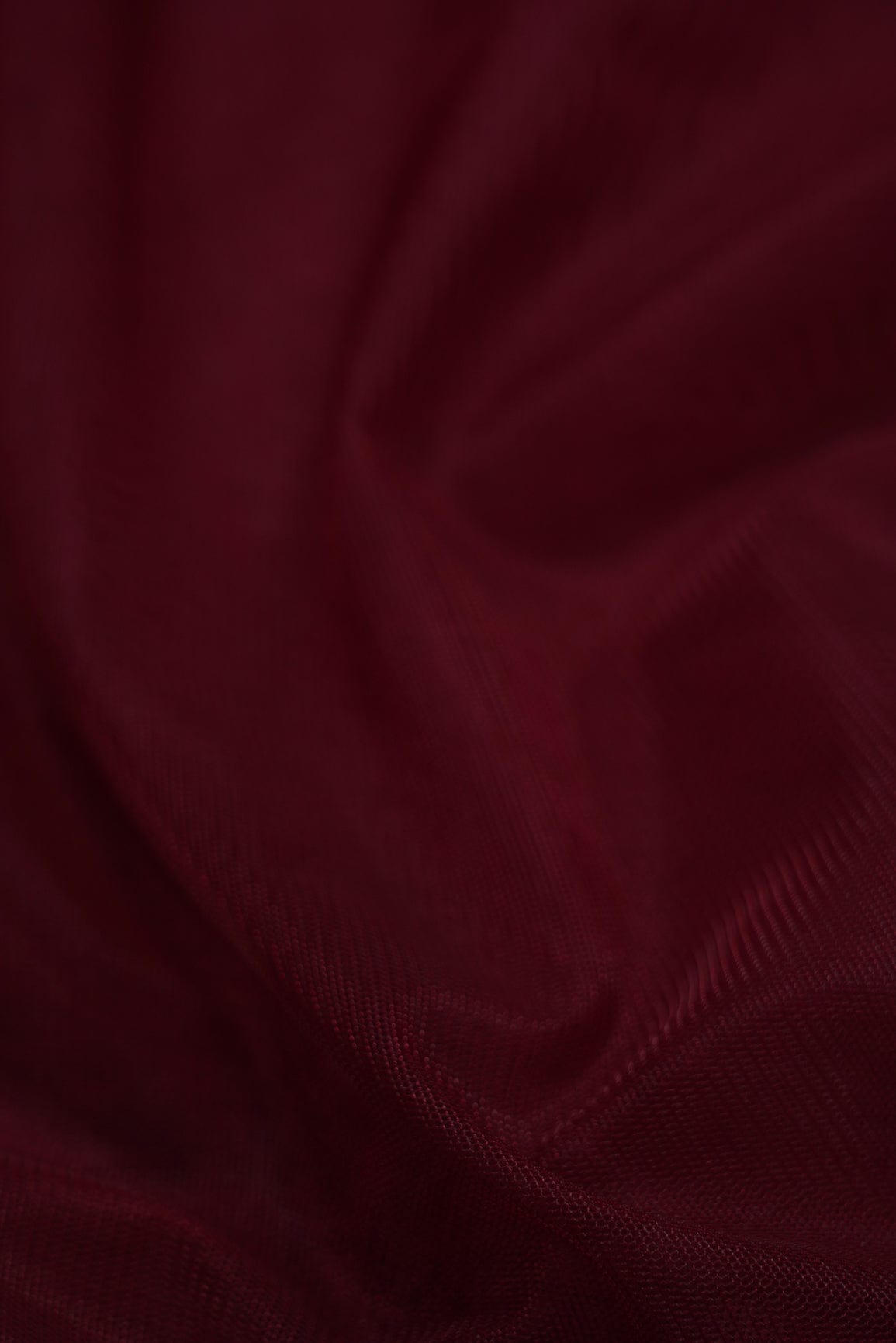 doeraa Plain Fabrics Maroon Dyed Soft Net
