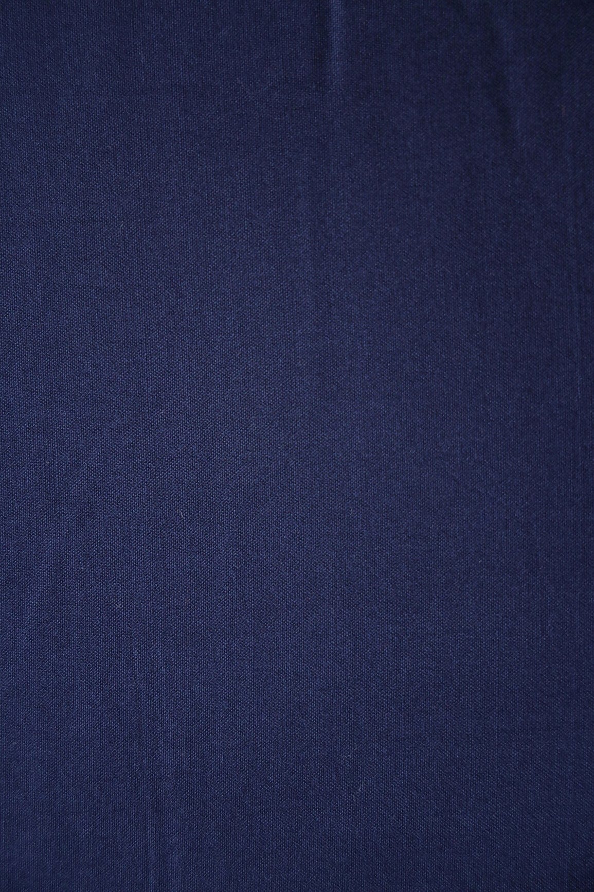 doeraa Plain Fabrics Navy Blue Dyed Rayon Fabric