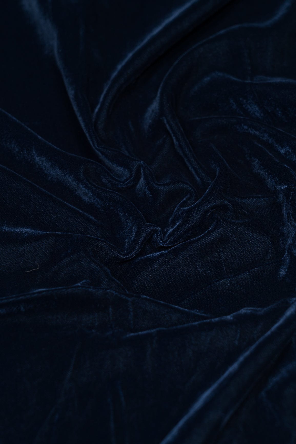 doeraa Plain Fabrics Navy Blue Micro Velvet 9000